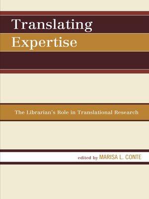 cover image of Translating Expertise